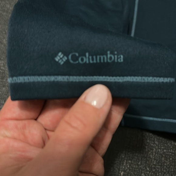 Columbia Teal Hooded Pullover with Half-Zip size medium - Picture 5 of 8